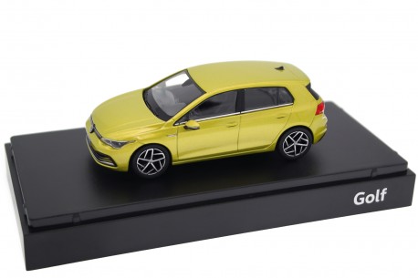 1/43 Norev 5H009930010W Volkswagen Golf VIII Style 5-door CD 2019 - Lime Yellow Metallic