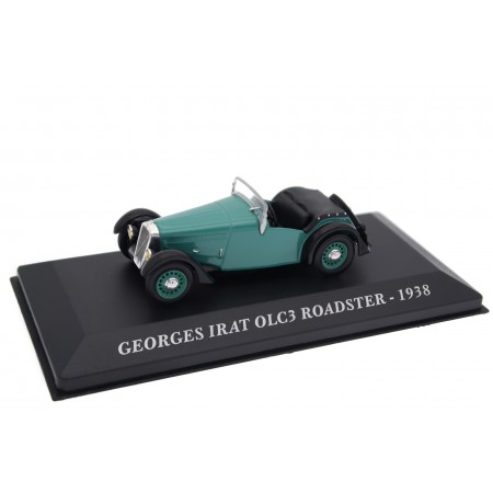 1/43 Altaya DC1561 Georges Irat OLC3 Roadster by Pourtout 1938 - Jade Green/Black, Voitures Françaises d'Autrefois #23