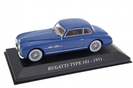 1/43 Altaya DC998 Bugatti Type 101 Coupé by Gangloff 1951 - Winsor Blue, Voitures Françaises d'Autrefois #5
