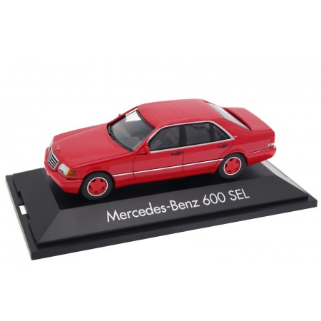 1/43 Herpa 070041 Mercedes-Benz 600 SEL W140 1992 - Signal Red