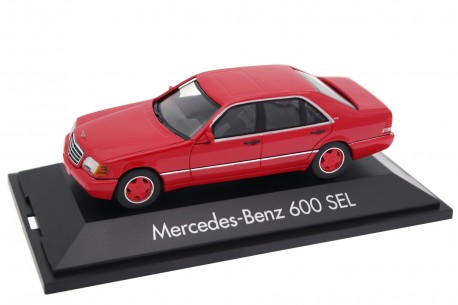 1/43 Herpa 070041 Mercedes-Benz 600 SEL W140 1992 - Signal Red