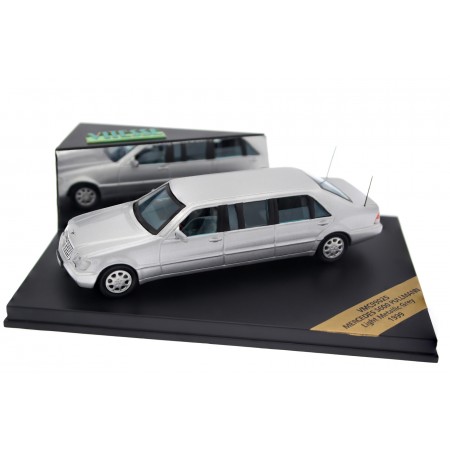 1/43 Vitesse VMC99025 Mercedes-Benz S 600 Pullman Limousine W140 MOPF 1995 - Brilliant Silver Metallic, 2042 of 2500 pcs.