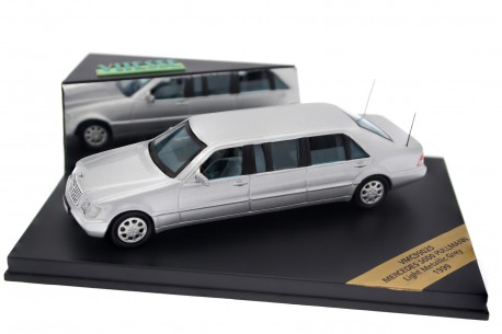 1/43 Vitesse VMC99025 Mercedes-Benz S 600 Pullman Limousine W140 MOPF 1995 - Brilliant Silver Metallic, 2042 of 2500 pcs.