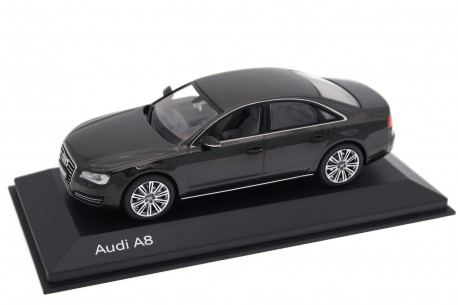 1/43 Kyosho 5011008123 Audi A8 4.2 FSI quattro D4 2010 - Oolong Grey Metallic