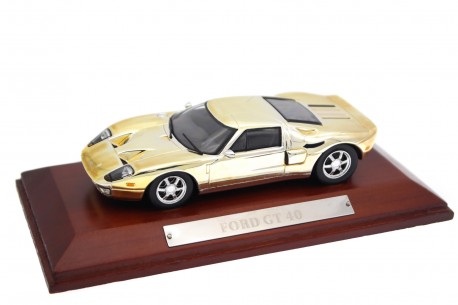 1/43 Altaya DC1567 Ford GT40 Mark I 1968 - Silver Chrome, Silver Cars Collection
