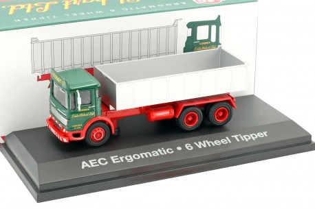 1/76 Atlas 4649104 AEC Ergomatic 6x2 Tipper Eddie Stobart 1969 - Green/Red/Silver, Eddie Stobart Collection #4
