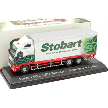 1/76 Atlas 4649105 Volvo FH12-380 LED Screen Eddie Stobart Teletubby F1484 1998 - White/Green/Red, Eddie Stobart Collection #5