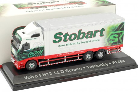 1/76 Atlas 4649105 Volvo FH12-380 LED Screen Eddie Stobart Teletubby F1484 1998 - White/Green/Red, Eddie Stobart Collection #5