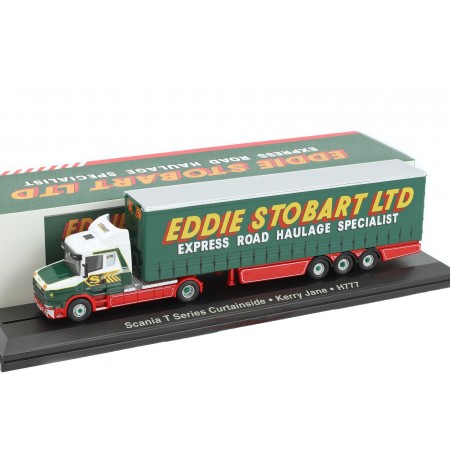 1/76 Atlas 4649110 Scania T124-400 Eddie Stobart Kerry Jane H777 1998 - White/Green/Red, Eddie Stobart Collection #10
