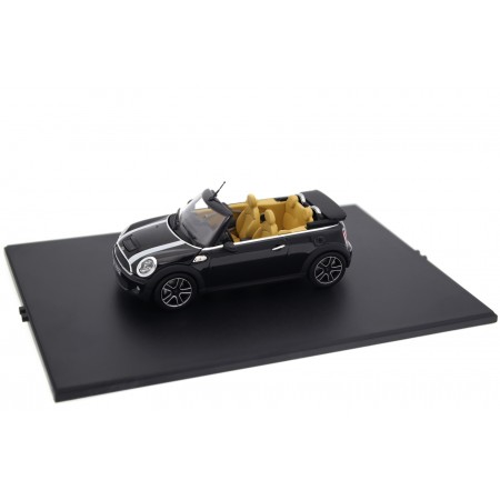 1/43 Minichamps 80422148818 Mini Cooper S Cabriolet R57 2009 - Midnight Black Metallic