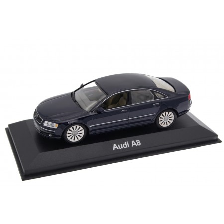 1/43 Minichamps 20000001386003 Audi A8 4.2 quattro D3 2002 - Night Blue Pearl