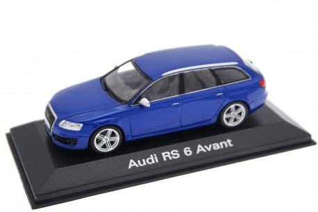 1/43 Minichamps 5010710223 Audi RS 6 Avant 5.0 V10 TFSI C6 2008 - Sepang Blue Metallic