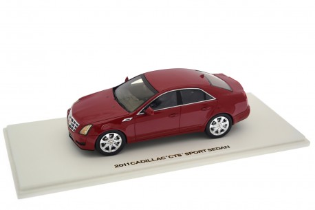 1/43 Luxury Collectibles 100990 Cadillac CTS II Sport Sedan 3.6 V6 GMX322 2011 - Crystal Red Tintcoat