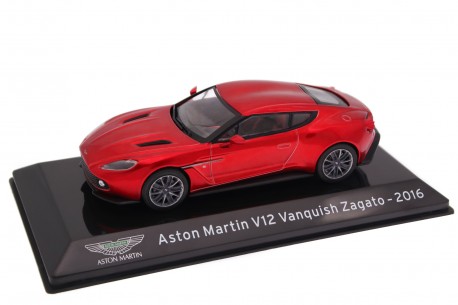 1/43 Centauria DC1569 Aston Martin Vanquish Zagato Coupe VH310 2016 - Lava Red, Supercars Collection #40
