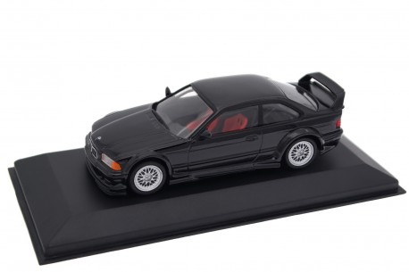 1/43 Minichamps 430023381 BMW M3 GTR Street Version E36 1993 - Jet Black