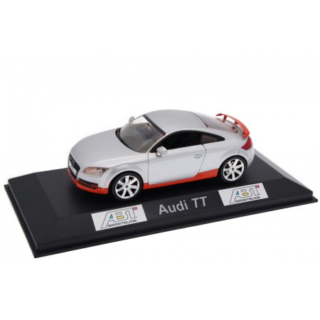 1/43 Schuco 5010500413ABT ABT Sportsline Audi TT-Sport Coupé 3.2 VR6 8J 2007 - Light Silver Metallic with Solar Orange Accents