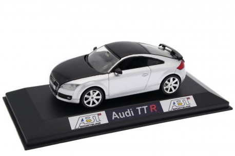 1/43 Schuco 5010500413ABTR ABT Sportsline Audi TT-R Coupé 3.2 VR6 8J 2007 - Light Silver Metallic/Brilliant Black
