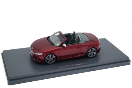 1/43 Neo Scale Models NEO46410 Audi TTS Roadster 2.0 TFSI quattro 8S 2014 - Shiraz Red Metallic