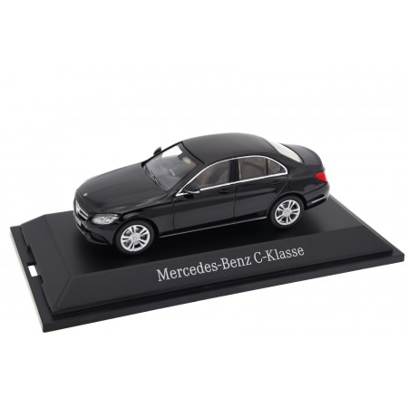 Колекційна масштабна модель 1/43 Norev Mercedes-Benz C-Class Avantgarde W205 2014 - Obsidian Black Metallic, B66960246