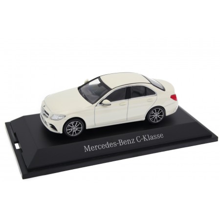 Колекційна масштабна модель 1/43 Norev Mercedes-Benz C-Class AMG Line W205 MOPF 2018 - Designo Diamond White Bright, B66960447