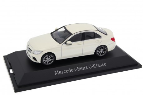 Колекційна масштабна модель 1/43 Norev Mercedes-Benz C-Class AMG Line W205 MOPF 2018 - Designo Diamond White Bright, B66960447