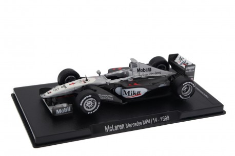 Колекційна масштабна модель 1/43 Atlas McLaren MP4/14 #1 "West McLaren Mercedes" Belgian GP World Champion Formula 1 1999 - Mika