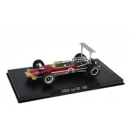 Коллекционная масштабная модель 1/43 Atlas Lotus 49B #5 "Gold Leaf Team Lotus" World Champion Formula 1 1968 - Graham Hill, DC54
