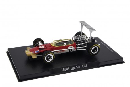 Collectible scale model 1/43 Atlas Lotus 49B #5 "Gold Leaf Team Lotus" World Champion Formula 1 1968 - Graham Hill, DC544