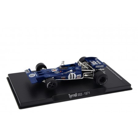 Коллекционная масштабная модель 1/43 Atlas Tyrrell 003 #11 "Elf Team Tyrrell" Monaco GP World Champion Formula 1 1971 - Jackie S