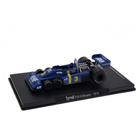Коллекционная масштабная модель 1/43 Atlas Tyrrell P34 #3 "Elf Team Tyrrell" Formula 1 1976 - Jody Scheckter, DC541