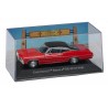 Collectible scale model 1/43 DeAgostini Chevrolet Impala SS 427 Hardtop Coupe 1968 - Matador Red with Black Vinyl Roof, American