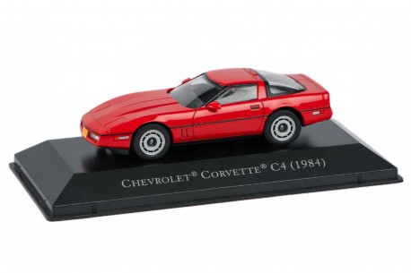 Колекційна масштабна модель 1/43 DeAgostini Chevrolet Corvette C2 Stingray Coupe 1963 - Silver Blue Metallic, American Car Colle