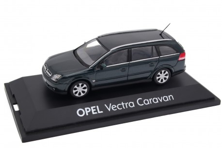 Collectible scale model 1/43 Schuco Opel Vectra C Caravan Elegance 2003 - Digital Green Metallic, 1799093