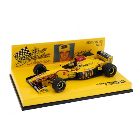 Collectible scale model 1/43 Minichamps Jordan 197 #11 "Benson & Hedges Jordan Peugeot" British GP Formula 1 1997 - Ralf Schumac
