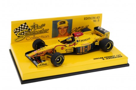 Collectible scale model 1/43 Minichamps Jordan 197 #11 "Benson & Hedges Jordan Peugeot" British GP Formula 1 1997 - Ralf Schumac