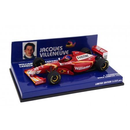 Collectible scale model 1/43 Minichamps Williams FW20 #1 "Winfield Williams" Formula 1 1998 - Jacques Villeneuve, 430960096