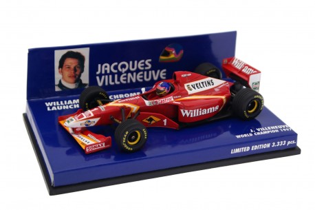 Collectible scale model 1/43 Minichamps Williams FW20 #1 "Winfield Williams" Formula 1 1998 - Jacques Villeneuve, 430960096