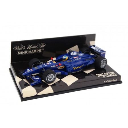 Collectible scale model 1/43 Minichamps Prost AP03 #15 "Gauloises Prost Peugeot" British GP Formula 1 2000 - Nick Heidfeld, 4300