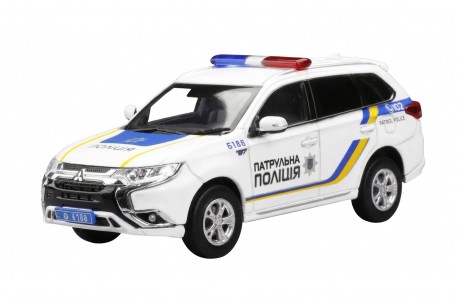 Vitesse Mitsubishi Outlander PHEV GF0 Facelift Патрульна поліція України 2017 - Solid White