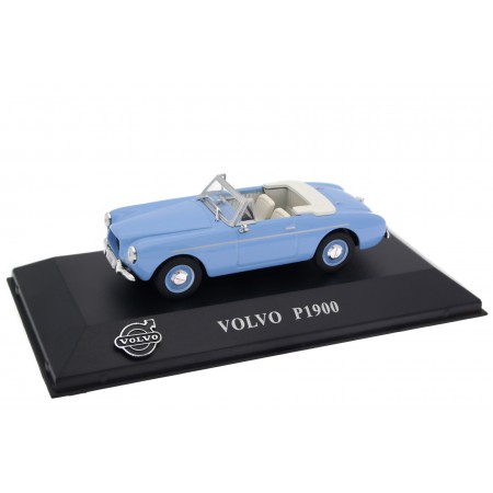 Collectible scale model 1/43 Atlas Volvo P1900 Sport Convertible 1956 - Light Blue, Volvo Collection #9