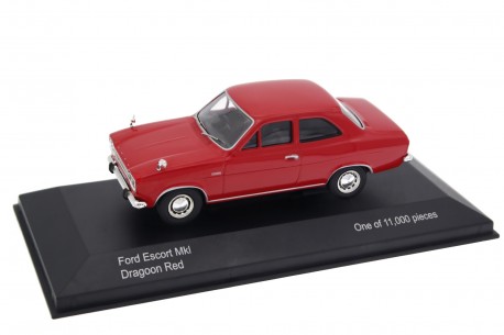 Collectible scale model 1/43 Corgi Ford Escort Mk1 1.3 Super 1968 - Dragoon Red, VA09500