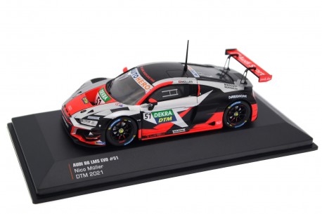 Коллекционная масштабная модель 1/43 IXO Audi R8 LMS Evo #51 "Team Rosberg" DTM 2021 - Nico Müller, TR-I-R8-21-4351-DTM