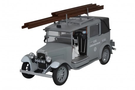 Collectible scale model 1/43 Oxford Rolls-Royce Phantom III Sedanca de Ville by Mulliner 1937 - Black, 43RRP3001
