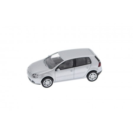 Collectible scale model 1/87 Wiking Volkswagen Golf V 5-door A5 1K 2003 - Reflex Silver Metallic, 1K0099301A7W