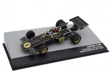 Altaya Lotus 72D #8 "John Player Team Lotus" Winner British Grand Prix World Champion Formula 1 1972 - Emerson Fittipaldi