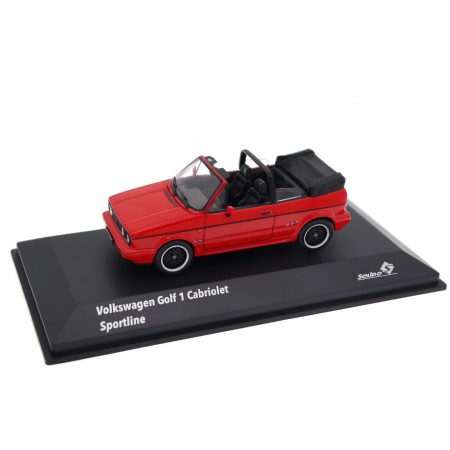 Collectible scale model 1/43 Solido Volkswagen Golf I Cabriolet Sportline 1991 - Tornado Red, S4315801