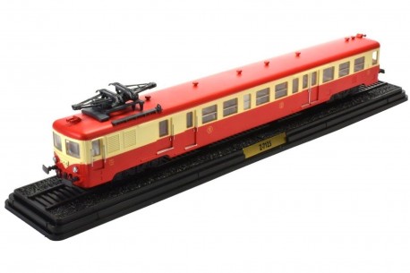 Колекційна масштабна модель 1/87 Atlas Decauville Alsthom SNCF Z 7125 Zéphir 1960 - Rouge et Crème, Automotrices des Réseaux Fra
