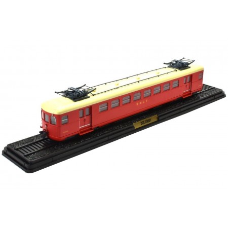 Колекційна масштабна модель 1/87 Atlas Somua SNCF ZCE 23801 Automotrice de ramassage État 1938 - Rouge/Crème, Automotrices des R