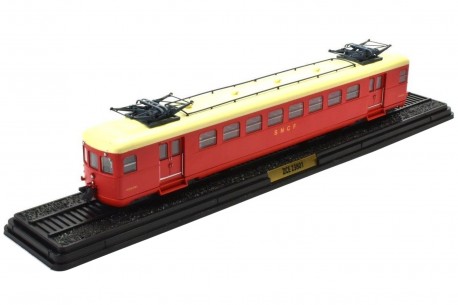 Колекційна масштабна модель 1/87 Atlas Somua SNCF ZCE 23801 Automotrice de ramassage État 1938 - Rouge/Crème, Automotrices des R