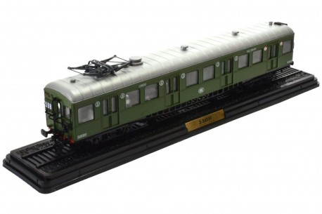 Колекційна масштабна модель 1/87 Atlas CFD SNCF Z 23237 Ligne de Sceaux 1934 - Vert, Automotrices des Réseaux Français #4